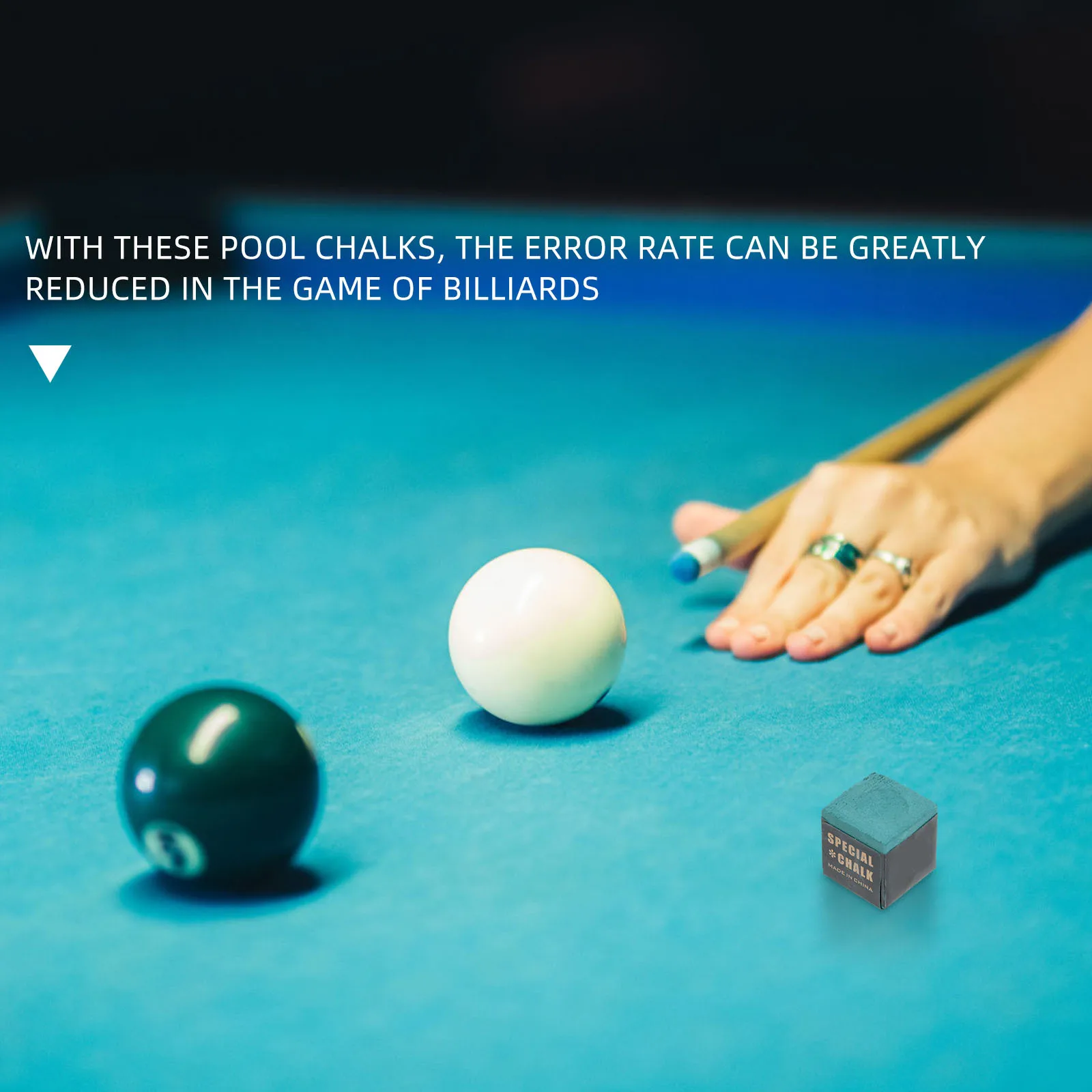 12Pcs Billiard Training Chalks Non Clumping Smooth Application Great Helper for Pool Table Accessories Pool Chalk