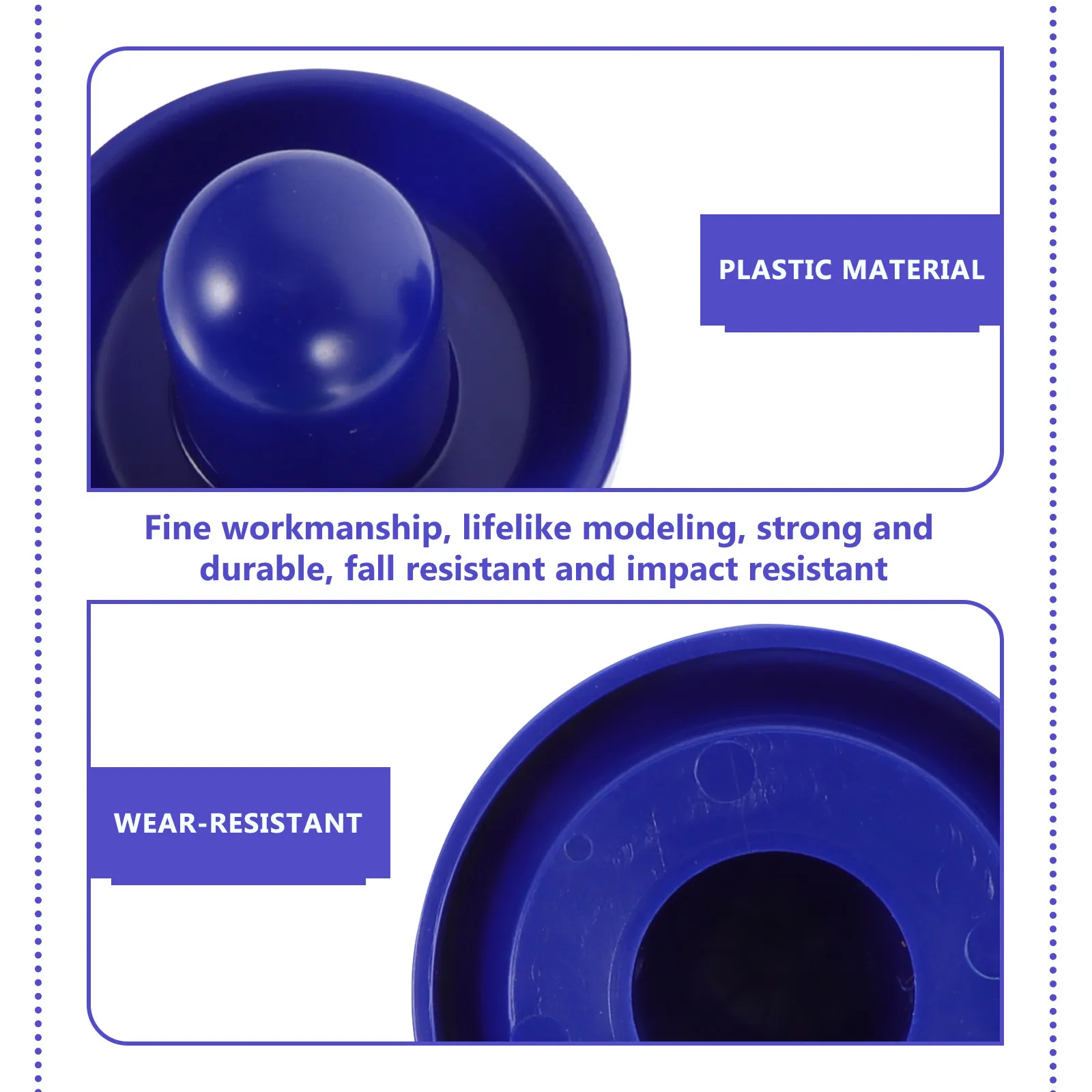1Set Air Hockey Paddle and Puck Replacement Kit for Multi Game Table Home Billiards Room Fast Response Fun