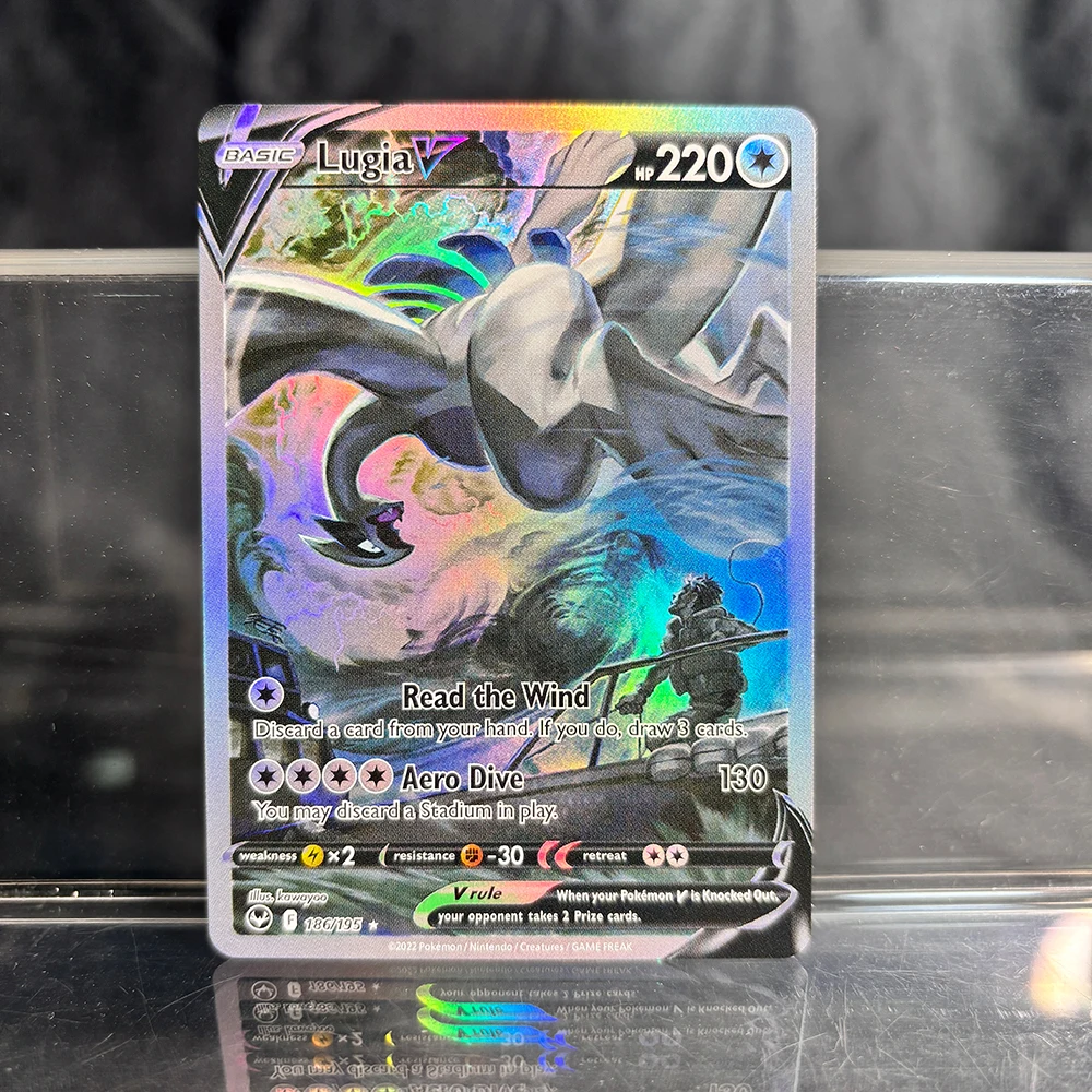 Holographic Game Trading Collection PTCG Proxy Cards Charizard Pikachu Mew EX Singl PKM Folienkarten Gengar VMAX Skyridge (SK)