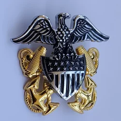 Hat badge, metal large cap badge