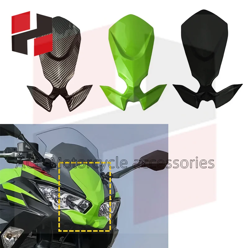 Front Upper Fairing Headlight Cowl Nose Head Inner Cover Kit Fit For Kawasaki NINJA 650 ZX650 EX650 2020 2021 2022 2023 EX 650