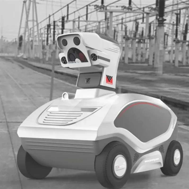 uwant UGV-8 Commercial artificial intelligence patrol robot with interphone system for security