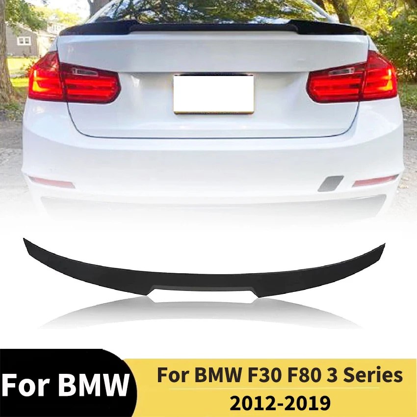 

For BMW F30 F80 3 Series 318i 320i 320d 330d M340i M340d 2012-2019 Car Rear Trunk Spoiler Wing M4 Style Bodykits Tail Wings Lip