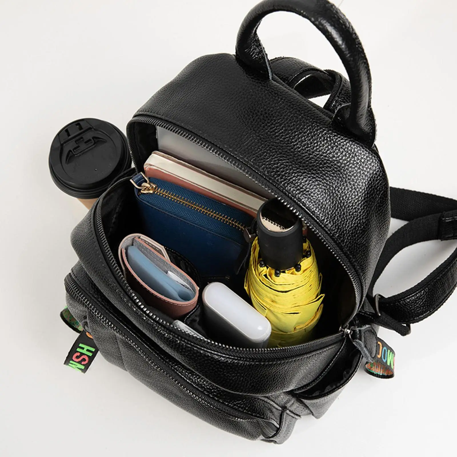 حقيبة ظهر مطبوعة على شكل دببة كرتونية للنساء حقيبة يد مقاومة للماء ومحمولة