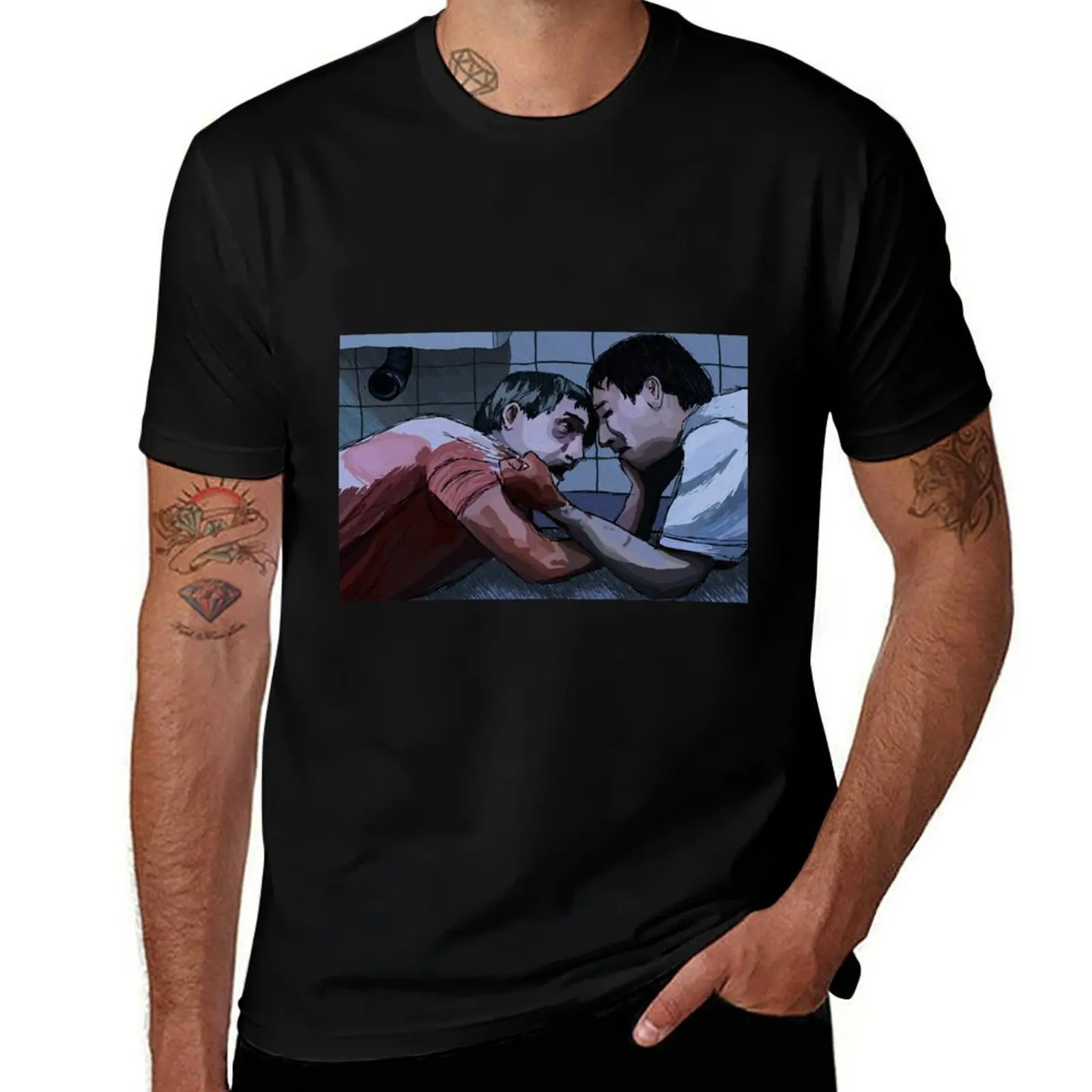 

the love scene - saw (2004) T-Shirt t shirts with prints printed t shirts for man T-Shirt
