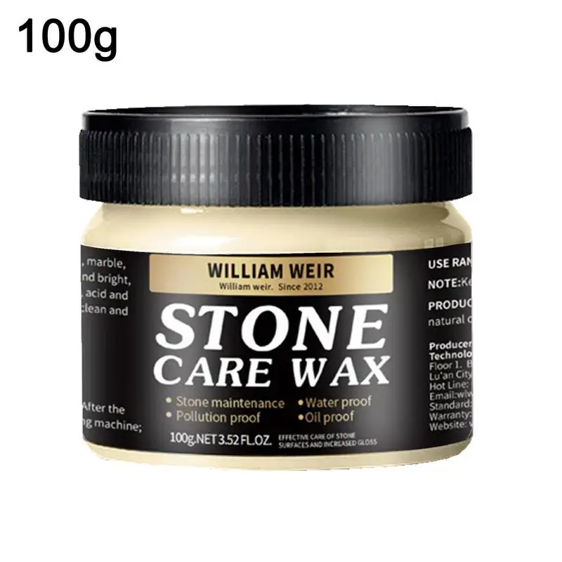 100g Marble Polishing Wax Stone Care Wax Stone Floor Glazing Maintenance Ceramic Tile Wax For Granite Marble Soapstone