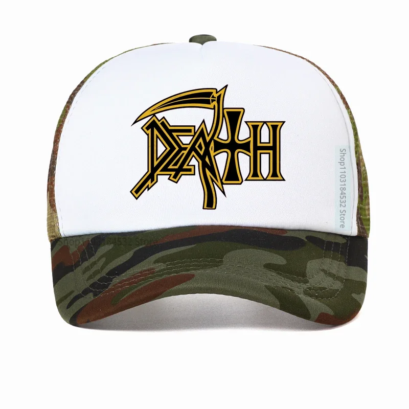 DEATH ROCK BAND HEAVY METAL Baseball Cap New DEATH ROCK Men Women hat Mesh Visor Outdoor Sun Hats