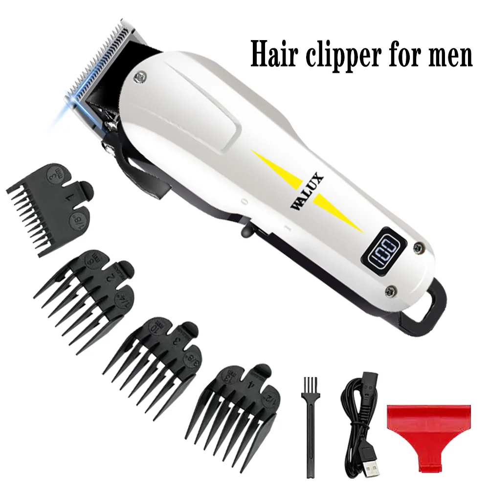 Economical Professional Home Clipper Adjustable Cutting USB Rechargeable Lithium Battery Safe Trimmer Men Hair Cutting Machine