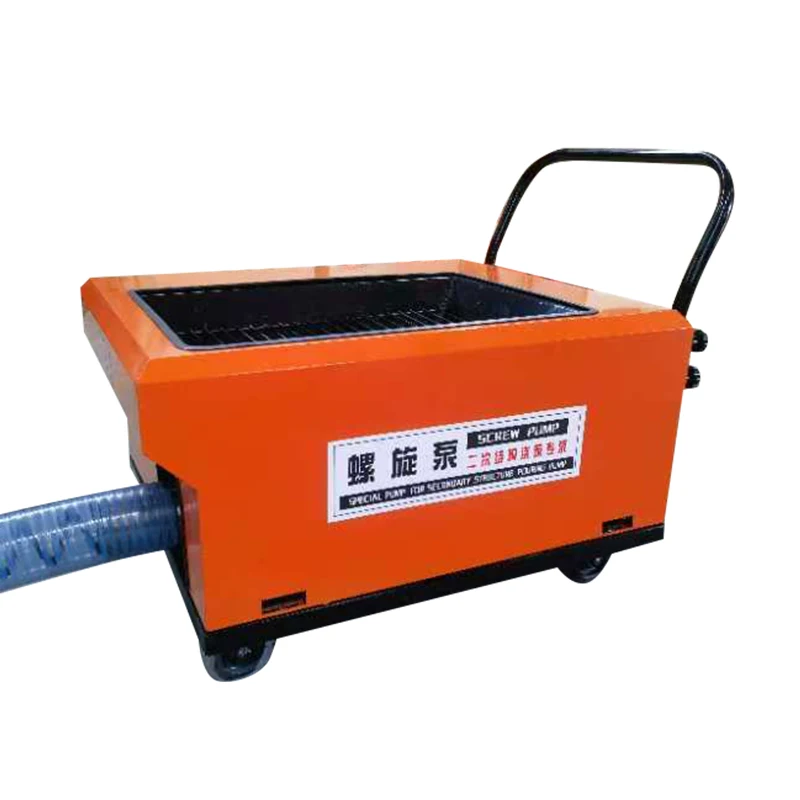 Secondary Structure Concrete Pump 220 or 380 Volt Electric Trailer Concrete Pump New Mobile Small Concrete Pump Machine