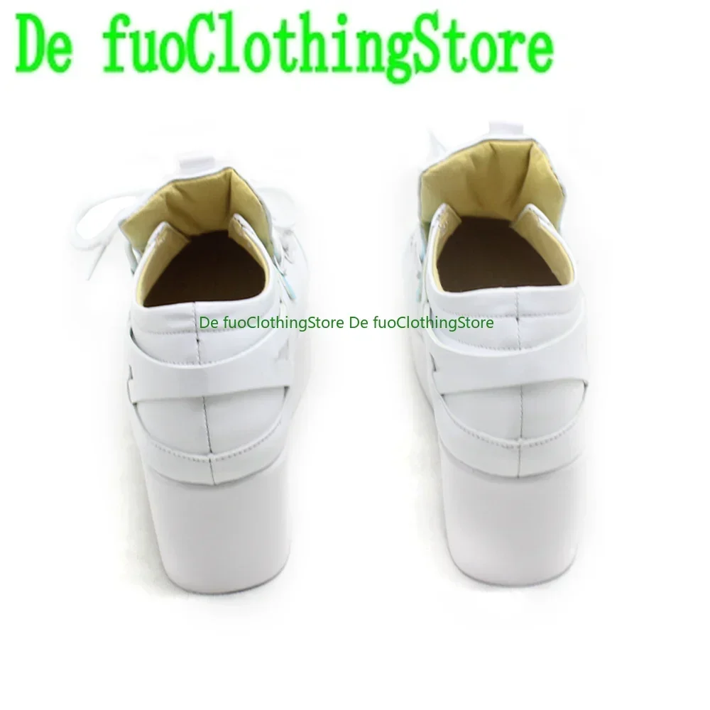 الأزرق الأرشيف Nekozuka Hibiki تأثيري أحذية الأحذية لعبة أنيمي كرنفال حفلة الهالوين عيد الميلاد Defu متجر الأحذية