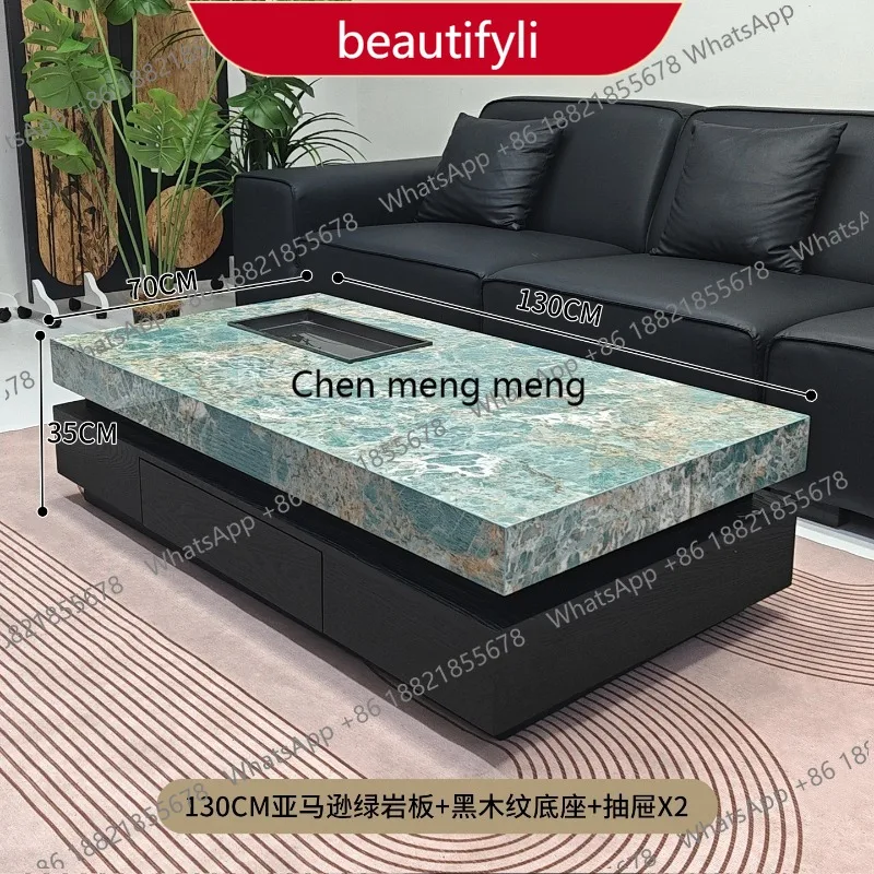 M45 Italian Organizer Coffee Table Luxury Simple Floor Clear Coffee Table Glam Aesthetic Meubles De Salon Furniture Accessories