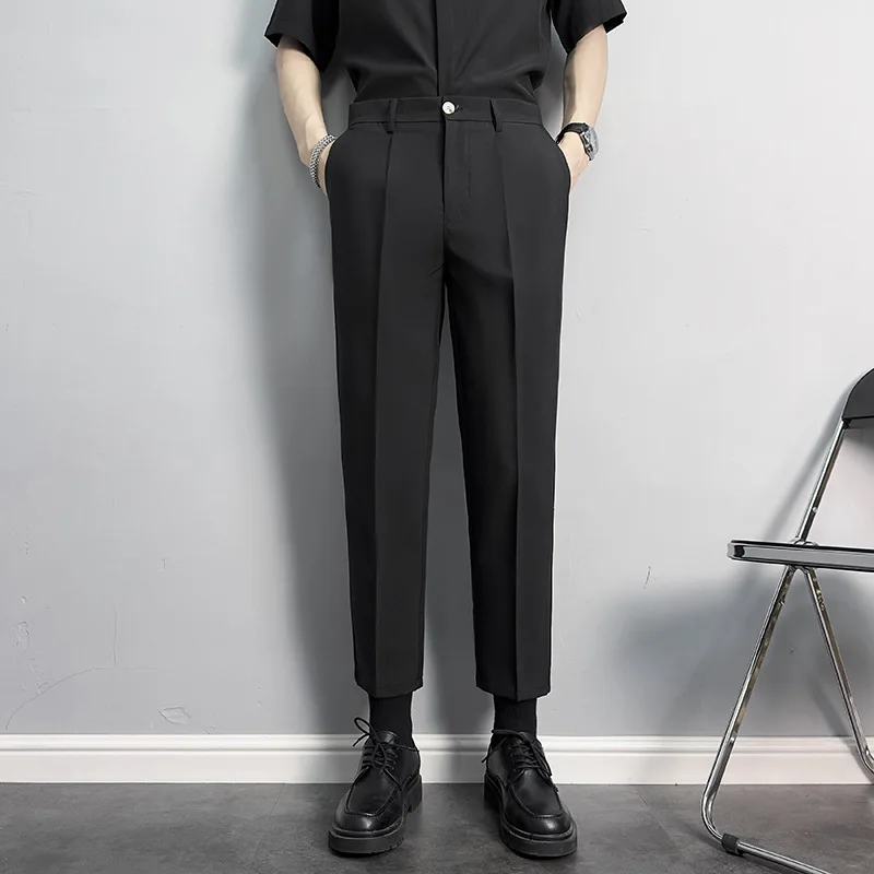 Navy Sets New Fashion Long Sleeve Slim Single Button Blazers Casual High Waist Flare Pants Suits