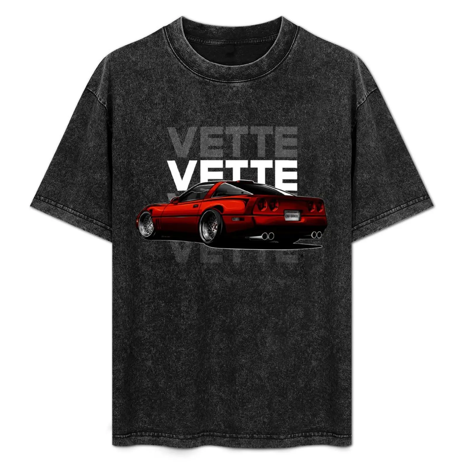 

Chevy Vette C4 - CarCorner T-Shirt summer top summer 2025 T-shirts for men cotton