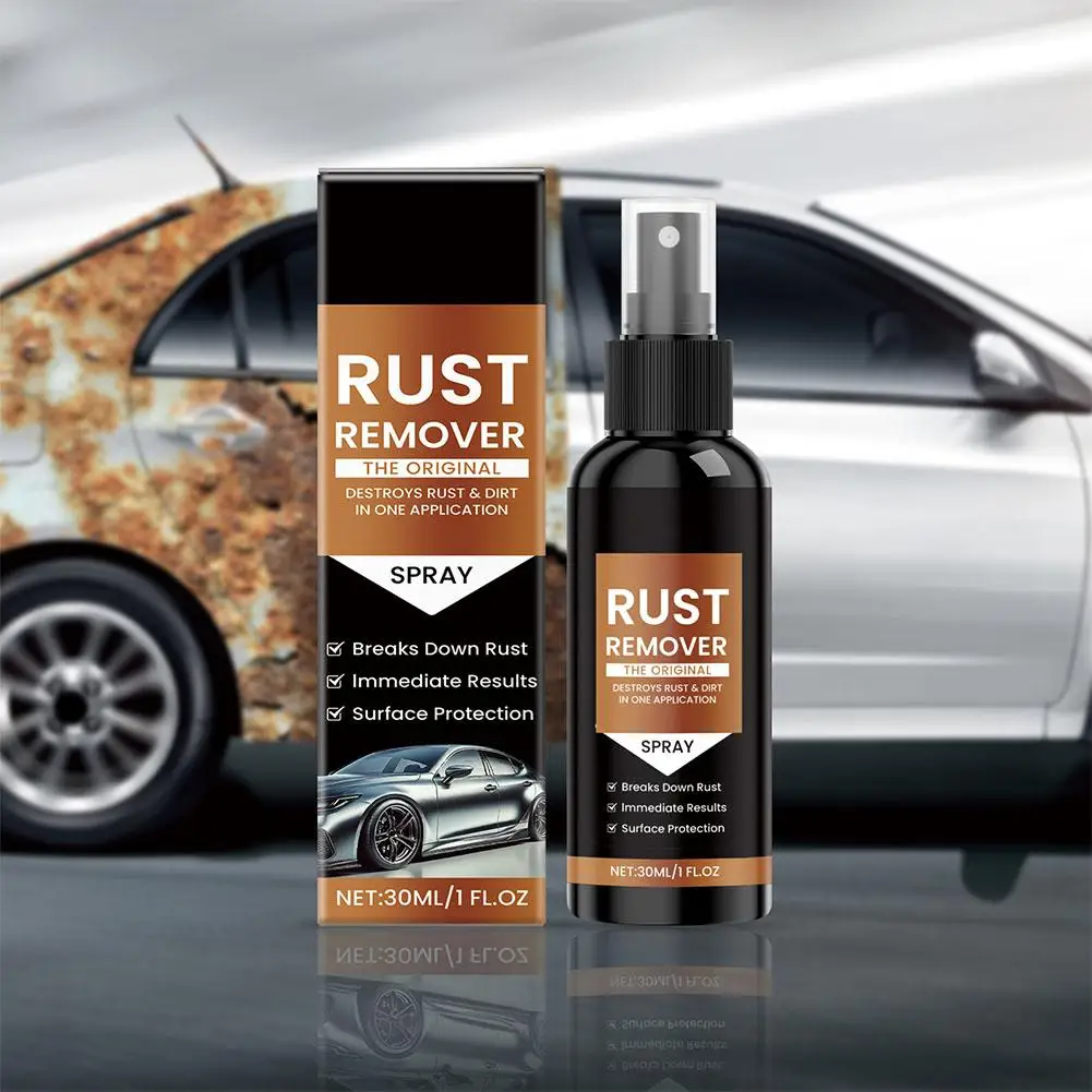 90ML Car Rust Remover Effective Concentrated Car Scratch Remover For Metal Metal Rust Dissolver Iron Stain Cleaner Long-Las R6C9