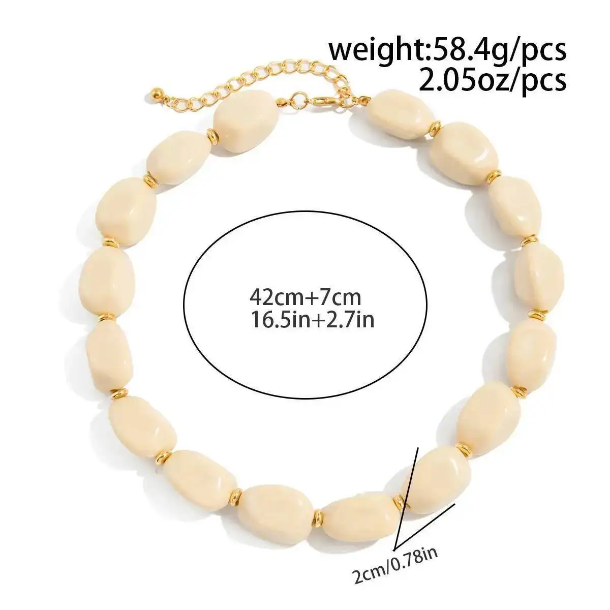 5 ألوان بوهو غير النظامية الاكريليك سلسلة الترقوة قلادة المرأة موضة اليدوية حبة المختنق القلائد مجوهرات الحفلات