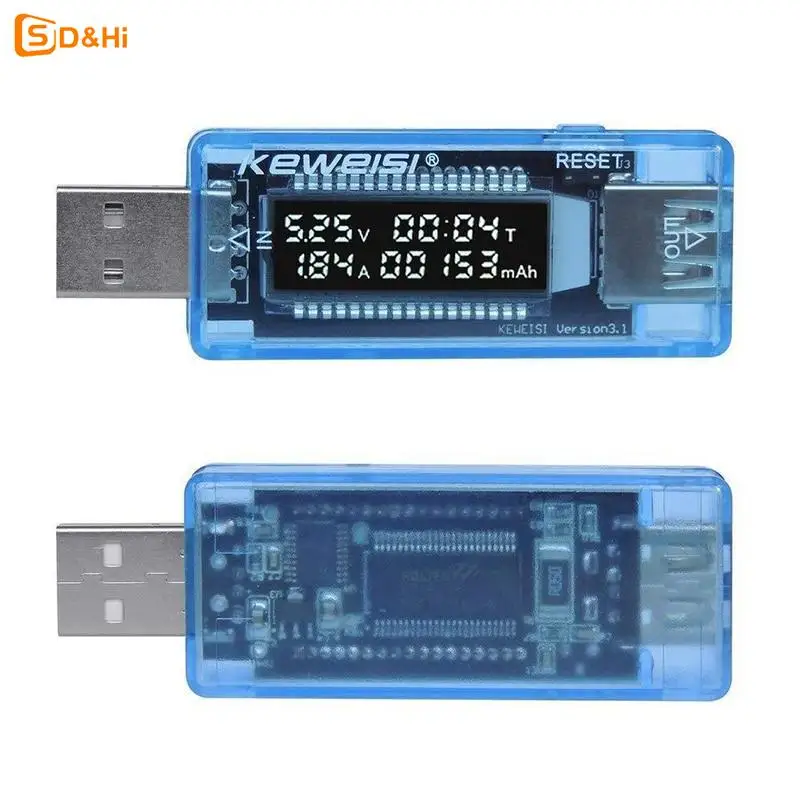 Voltage Meter Current Voltage Capacity Battery Tester USB Volt Current Voltage Doctor Charger Capacity Tester Meter Power Bank