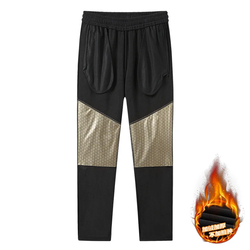 

Winter Fleece Lined Men's Tactical Pants Windproof Waterproof Straight Leg Cargo Mans Joggers Outdoor Hiking Climbing Trousers