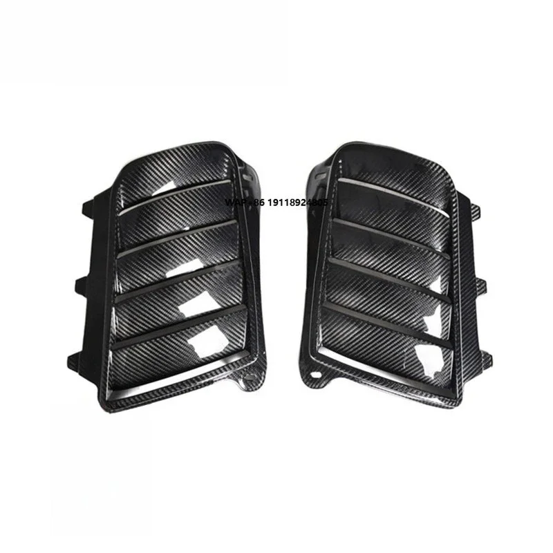 

2015-2019 Viper ACR OEM Style Front Air Release Channel Trade Assurance Dry Carbon Fiber Front Fender Air Duct Interior Kits Fit