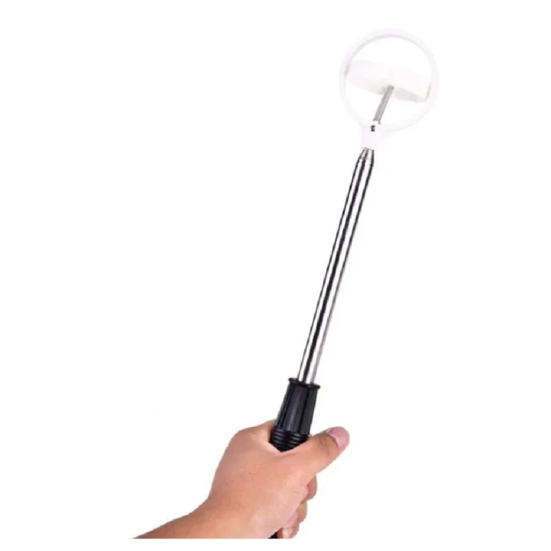 Golf Ball Retriever Practical Golf Picker Telescopic Golf Ball Pick Up Tool Stainless Steel Shaft Automatic Locking Scoop