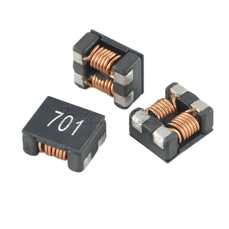 10pcs/ ACM7060-701-2PL-TL01 patch mini 4A 700 Ω high current common mode inductance filter