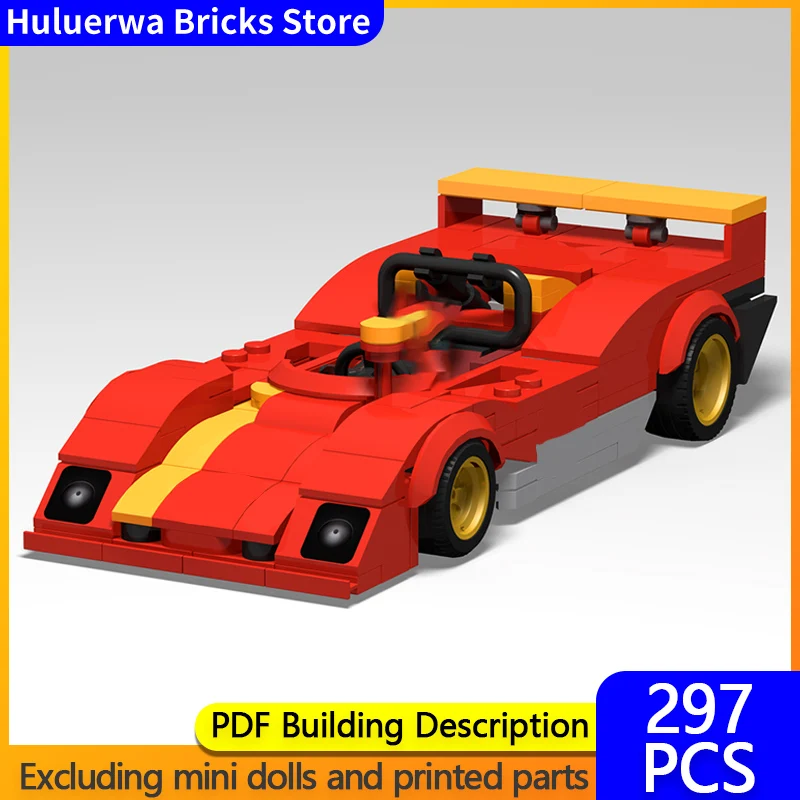 

Speed Racing Car Model MOC Building Bricks 312PB Formula Racing Modular Technology Children Holiday Gifts Assemble Toys Suit