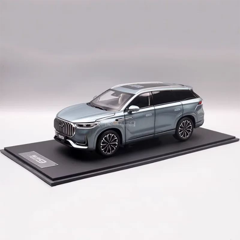 Diecast Chery Original 1:18 Scale Ruihu 9 Alloy Fully Open SUV Off-road Vehicle Model Finished Simulation Collection Gift Toys