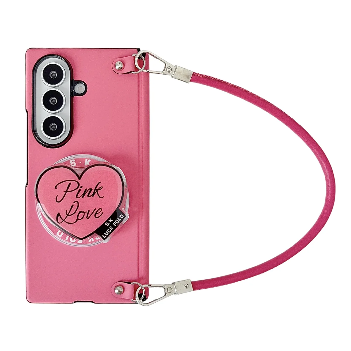 Magnetic Stand Handbag Case for Samsung Galaxy Fold 8 Ultra/7/6/5 Morandi Leather Texture Hinge Protection Cover