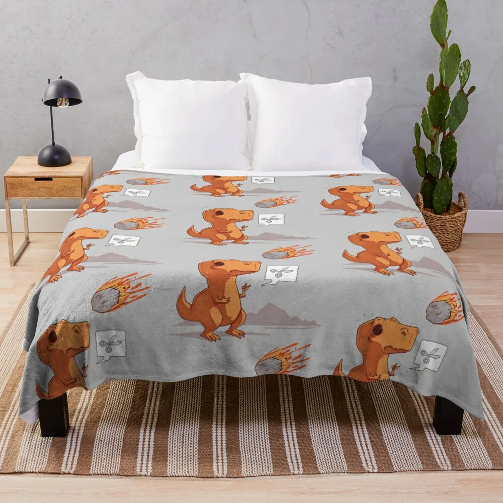 

Asteroid, Paper, Scissors Throw Blanket Beautifuls Decorative Beds Blankets