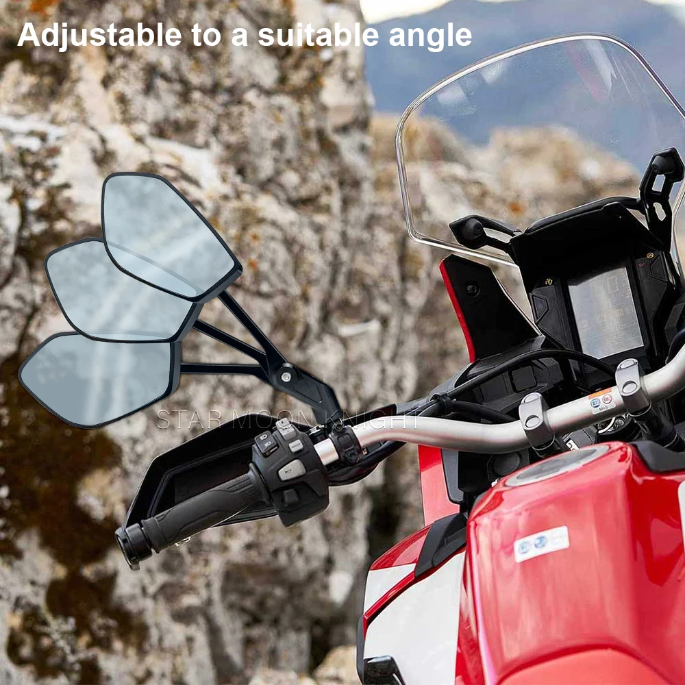 For Honda CRF1100L Africa Twin CRF1000D Africa Twin DCT Motorcycle Aluminum Anti-glare Rearview Mirror Accessories