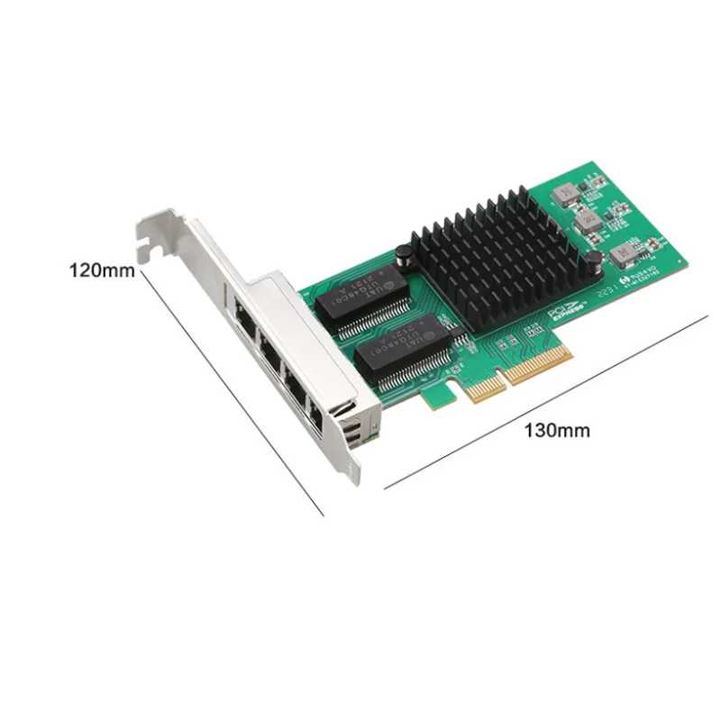 Para desktop rápido ethernet jogo pcie cartão pci-e para ethernet RJ-45 lan adaptador pcie servidor gigabit adaptador de placa de rede cartão lan