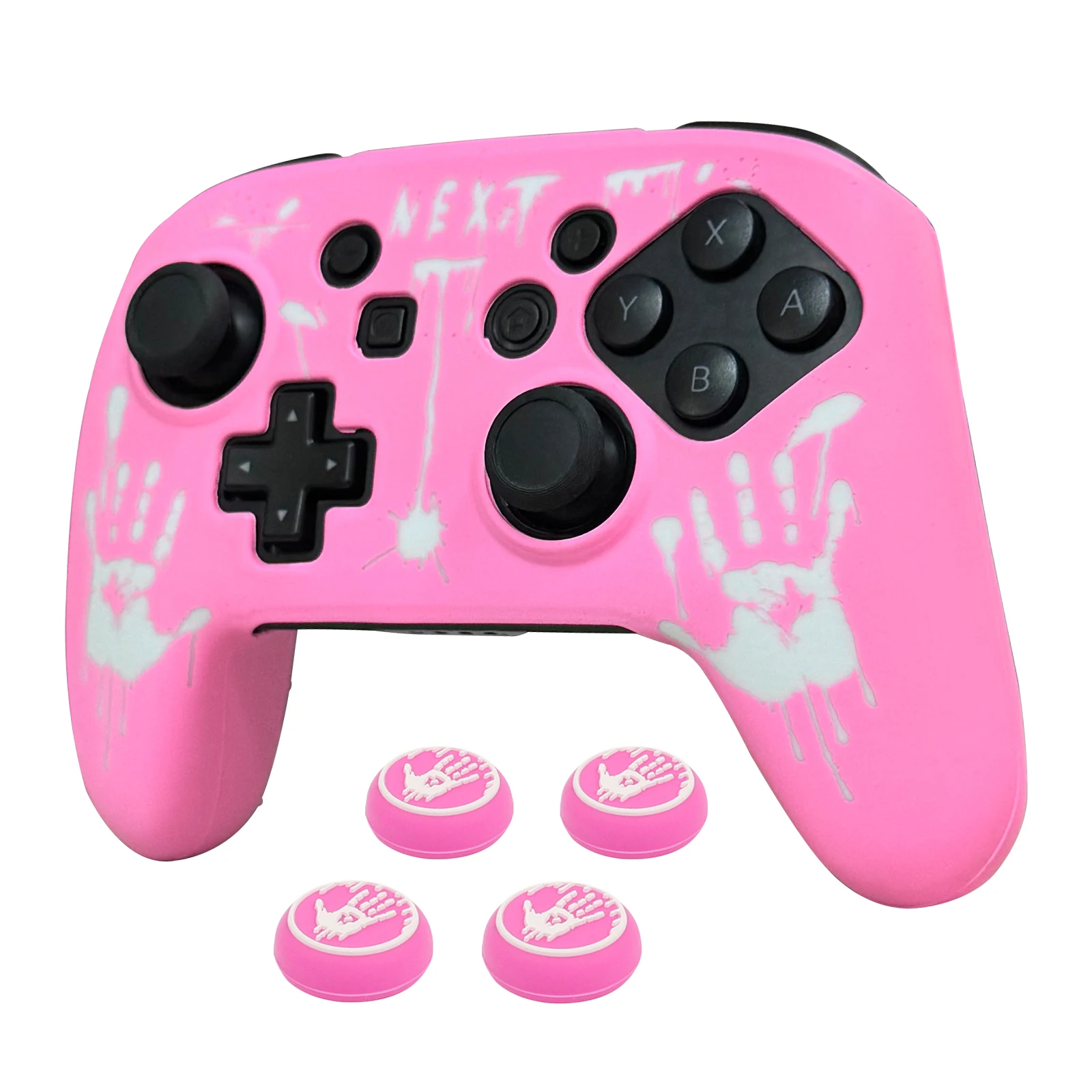 Protective Silicone Soft Control Cases For Nintendo Switch Pro Controller Skin Cover Gamepad Joystick Games Accessories Covers