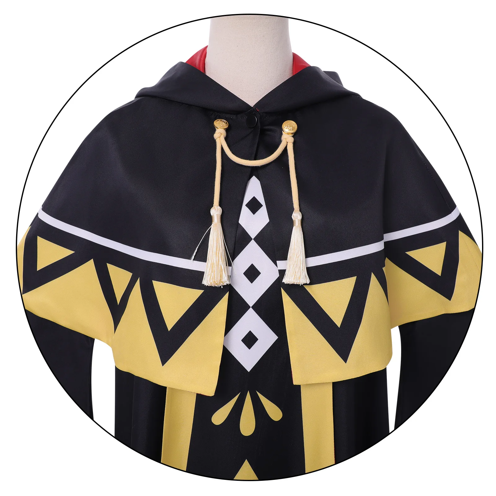 أسرار أنيمي الساحرة الصامتة مونيكا ايفريت تأثيري حلي شعر مستعار امرأة عيد الميلاد ملابس حفلات الهالوين