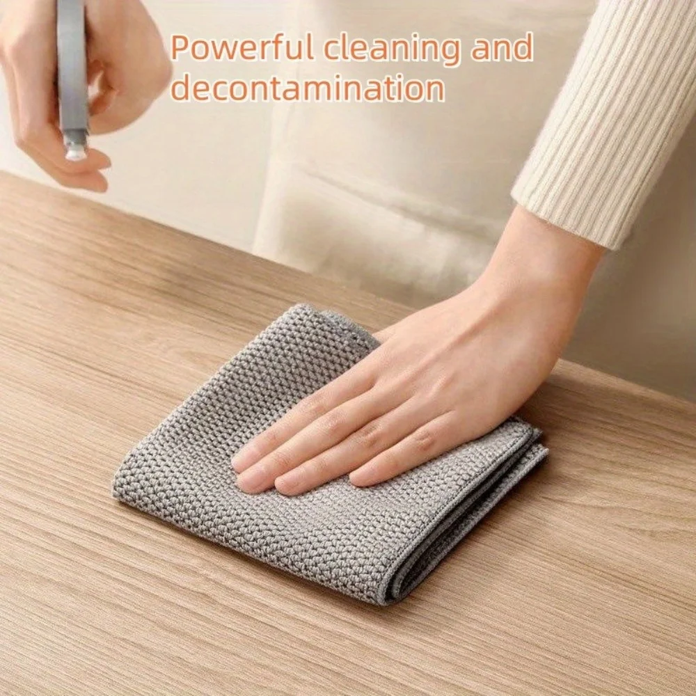 Ultra Fine Fiber Cloth, Highly Absorbent Kitchen Dishwashing Wipes, Reusable Coffee Machine and Bar Cleaning Wipes