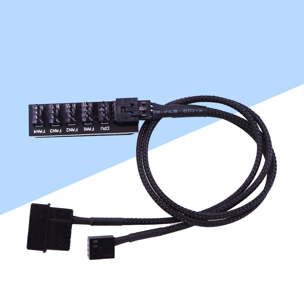 

Pwm 5-Pin Extension For Computer Motherboard Heavy Duty Copper Cable Flexible Durable Computer Fan Hub Adapter