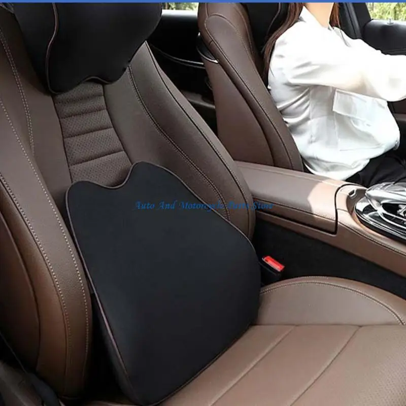 P9FD Memory Cotton للمقعد مسند رأس وسادة رأس الراحة وسادة وسادة وسادة السيارات