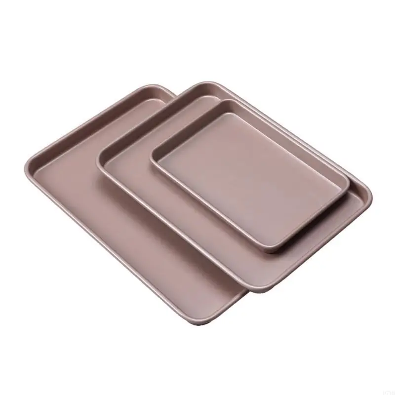 

D7YB 3 PCS Professional Quality Kitchen Cooking Baking Pan Carbon Steel Easy to Use