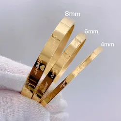 Titanium steel fashion couple bracelet true love forever Valentine's Day gift