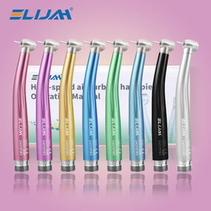 2/4ホールカラフルな標準ヘッドプッシュボタン歯科高速ハンドピースシングルウォータースプレーエアタービン歯科用品 10ベストセールスデンタルハンドピース-5