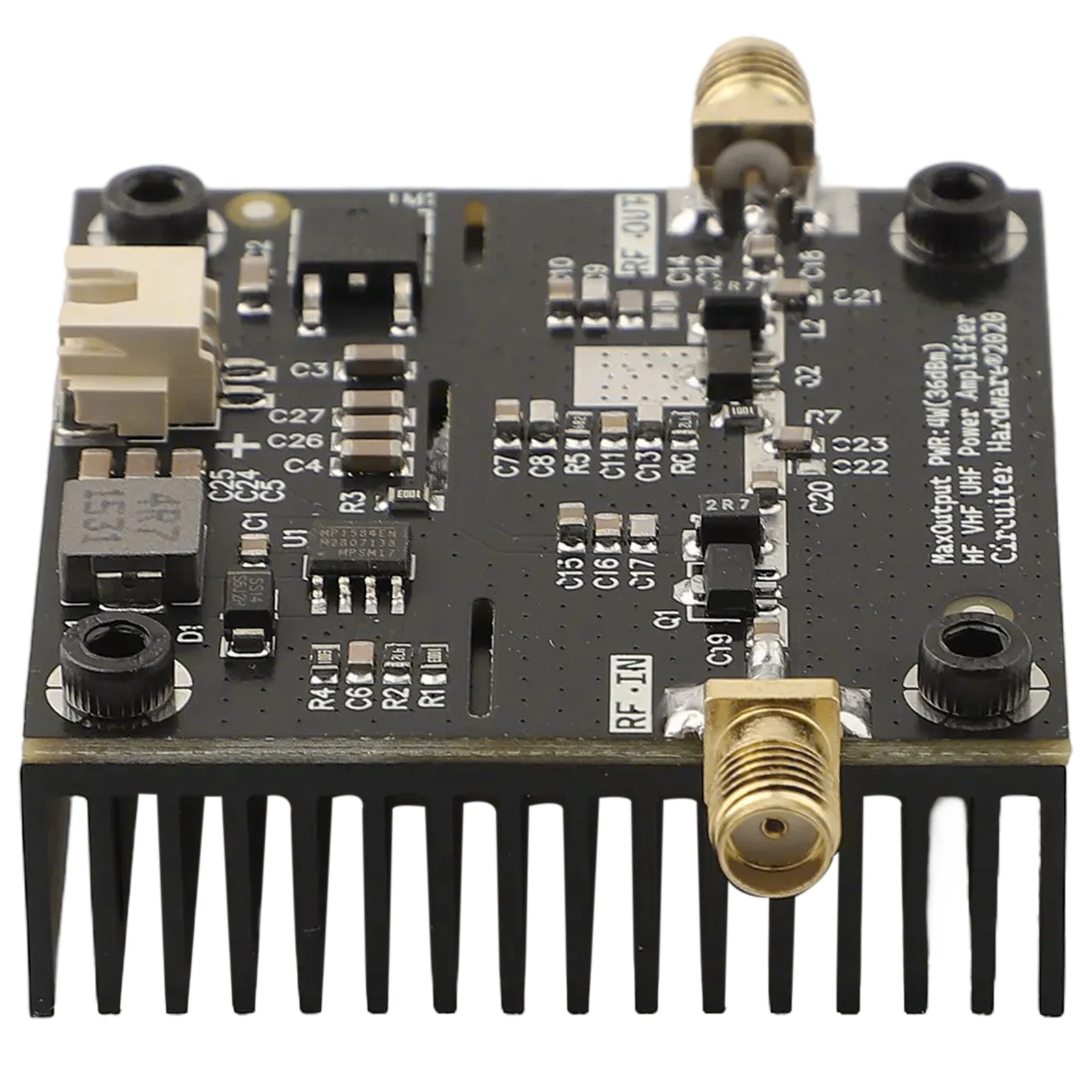 

Широкополосный радиочастотный усилитель для радиочастотных систем, 5x5x2 мм, усиление выходной мощности 35-37 дБм, размер 5x5x2 мм