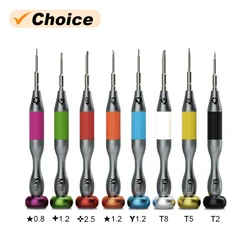 MaAnt 8PCS Screwdriver Set for Mobile Phone Maintenance MY-903 High Hardness S2 Alloy Disassembly Repair Bolt Driver Kit