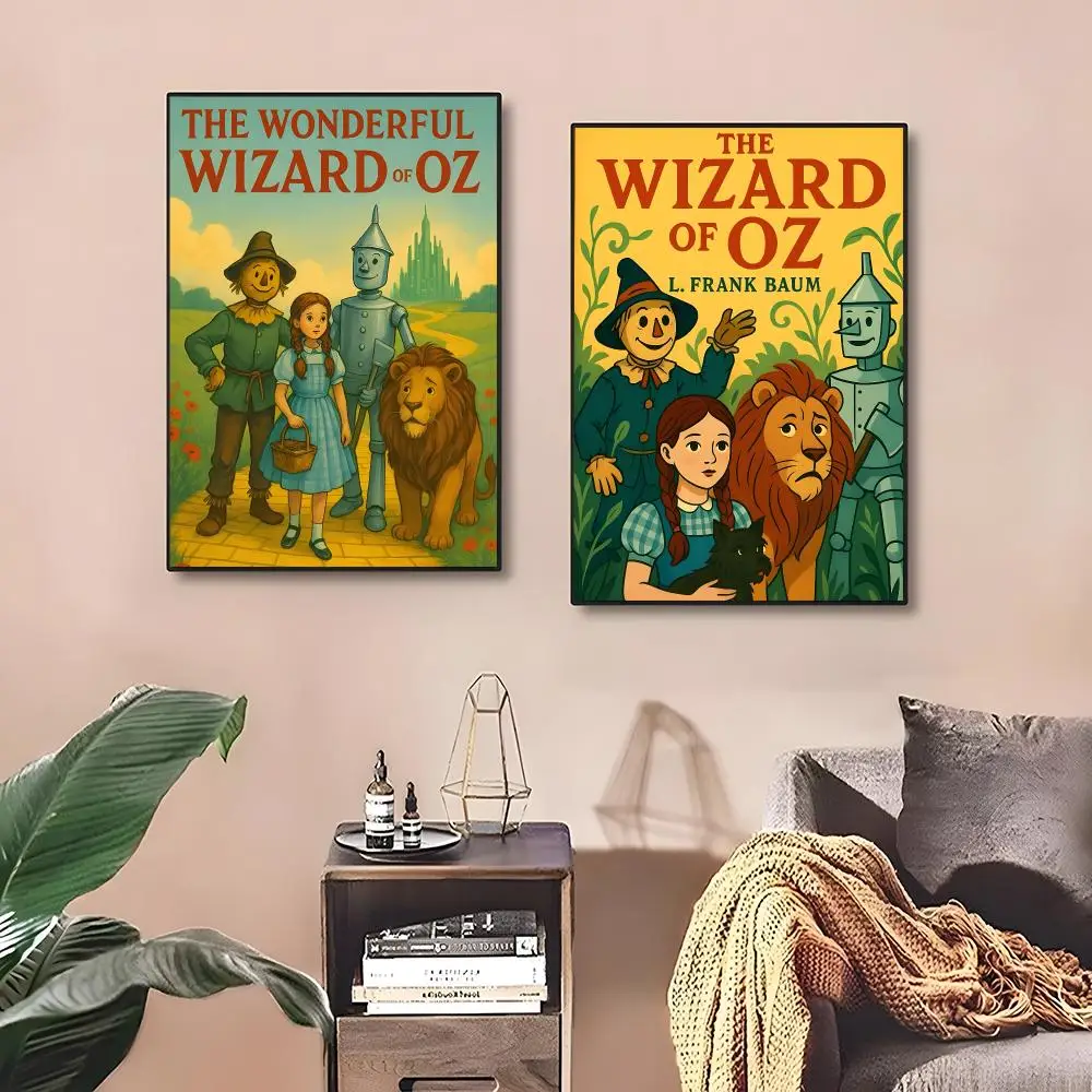 The Wonderful Wizard Of Oz Fantasy Adventure Painting Calligraphy Poster ‌decor Canvas Modern living room