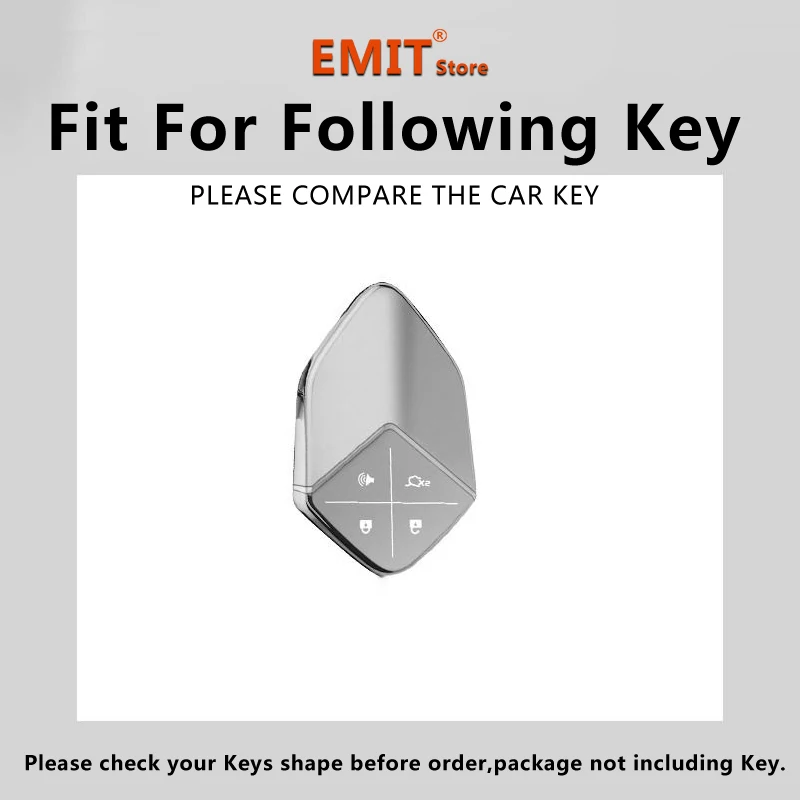 Car Key Case for Changan DEEPAL S7 S07 G318 S09 S05 L07 SL03 Shenlan Zinc Alloy Fob Keychain Cover Shell Ring Holder Accessories
