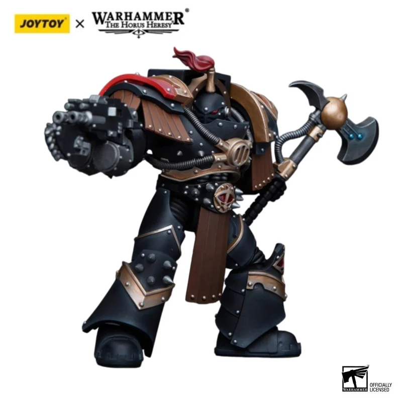 

JOYTOY Warhammer 40000/40k Sons of Horus Justaerin Terminator Squad Justaerin with Carsoran Power Axe Action Figure Doll Model