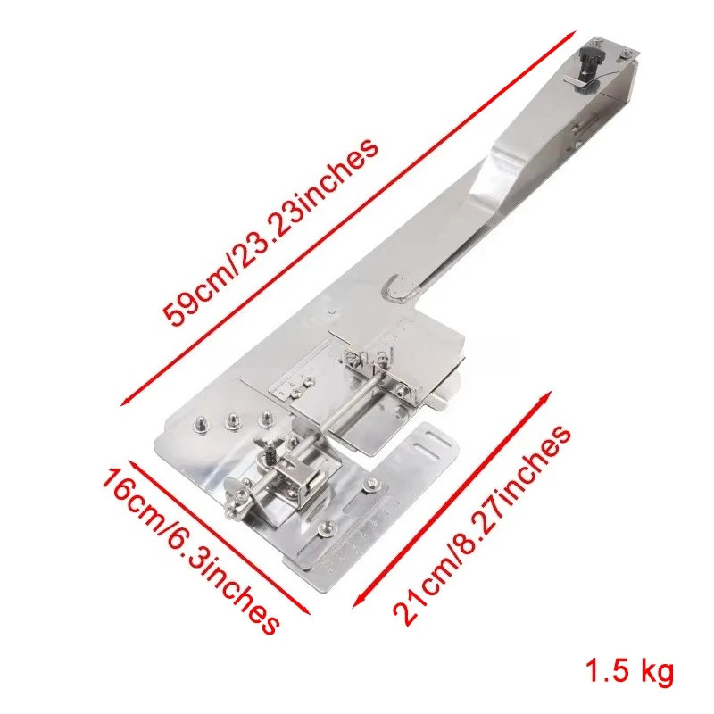 Multifunctional Industrial Sewing Machine Accessories F533 Iron & Steel Pleating Aid Sewing Machine Part