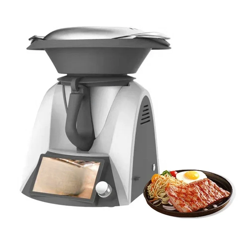 Multifunctional cooking machine, automatic cooking pot, no oil fume food processor