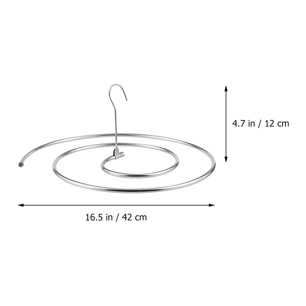 침대 린넨 건조 랙 나선형 담요, 행어 금속 벌크 의류 이불 커버, 세탁물 접이식 옷걸이, 2 개