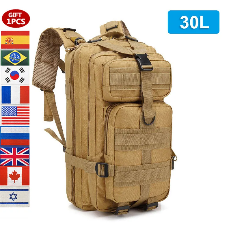 Imagem -04 - Oulylan-mochila Militar Masculina Mochilas Táticas de Caça Bolsa de Nylon Desportivo Trekking Pacote Impermeável Grande Capacidade 50l