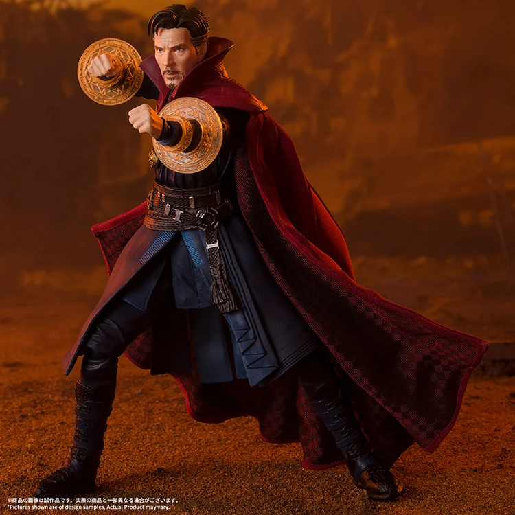 Bandai Original S.H.Figuarts Marvel INFINITY WAR Doctor Strange BATTLE ON TITAN EDITION Action Figures Active Joints Model