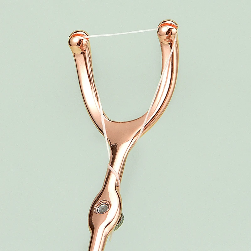 NEW Stainless Steel Toothpick Dental Floss Reusable For Y Shape Flossing Holder Set Portable ECO-friendly Teeth Cleaning Tools