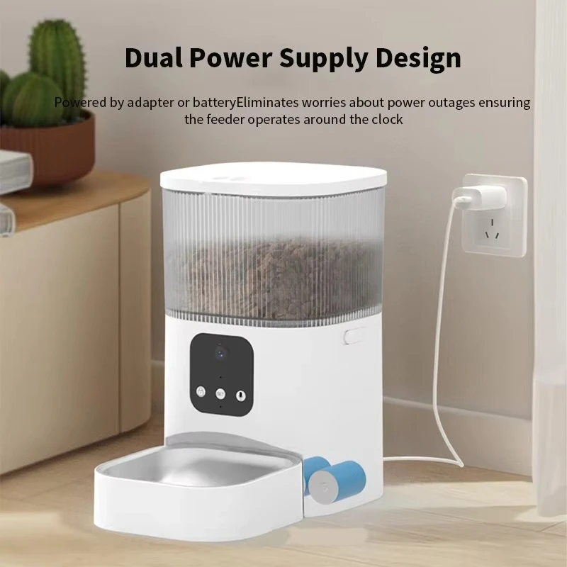 Large Capacity 7L Pet Food Container &Feeders Automatic Food  Dispenser App Control Dog Cat Smart Pet Feeder with WiFi App